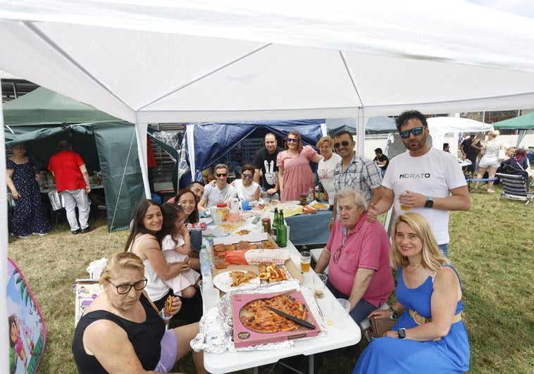 Tremañes, en Gijón, celebra su jira campestre